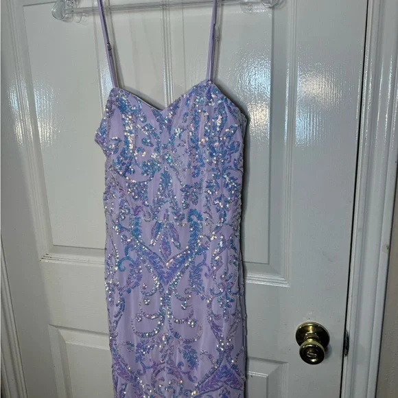 Windsor Lavender Sequin Mini Dress - Picture 5 of 5